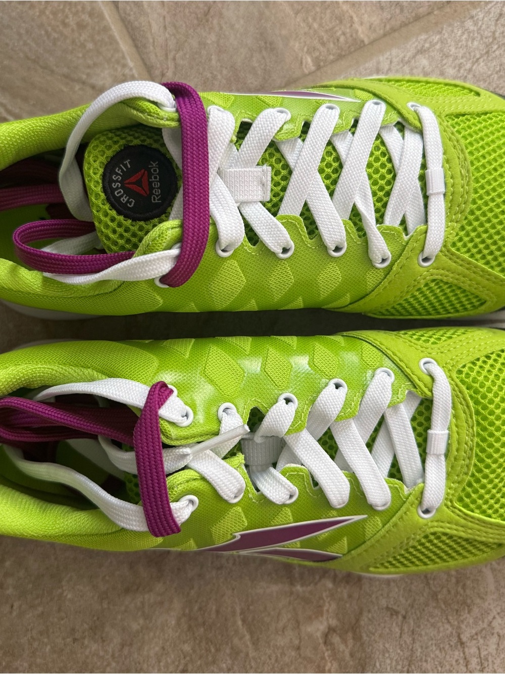 Reebok RARE Nano 2.0 Women's Neon Green and Purple size 8 NWT - Picture 3 of 10